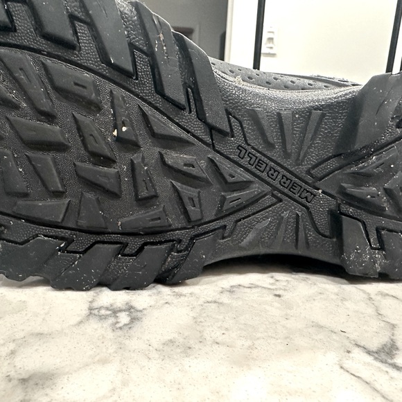 Merrell black/smoke performance waterproof ankle boots - Picture 12 of 13